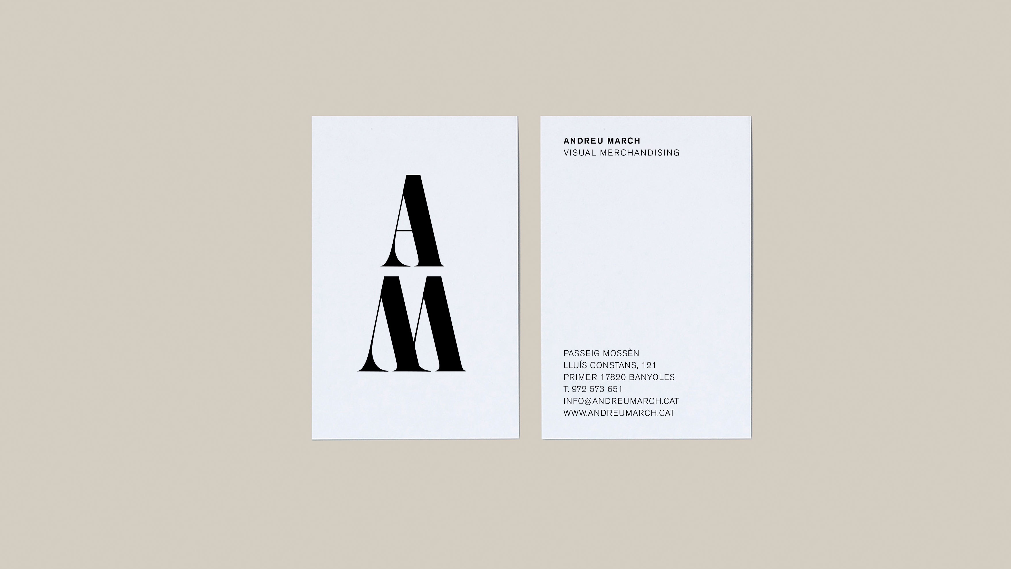 ANDREU MARCH / IDENTIDAD CORPORATIVA / BRANDING